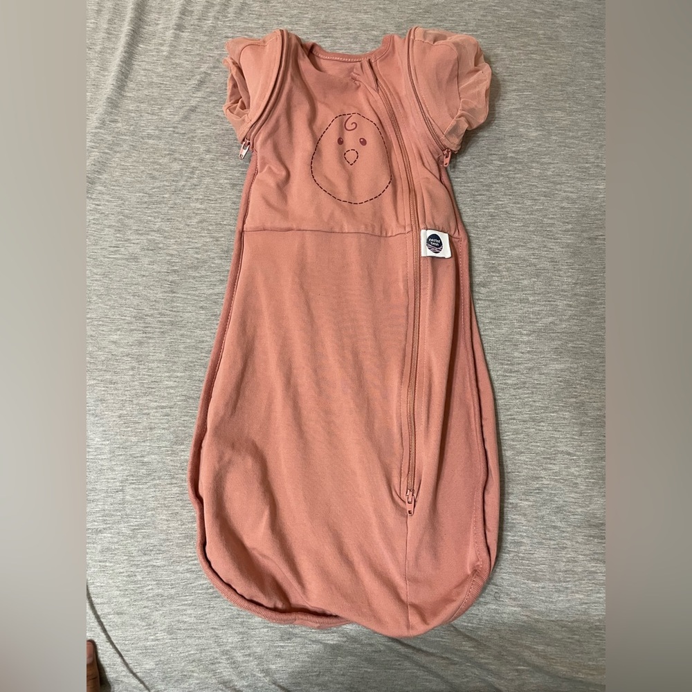 3-6 Month Nested Bean Swaddle/Sleep Sack - Terracotta